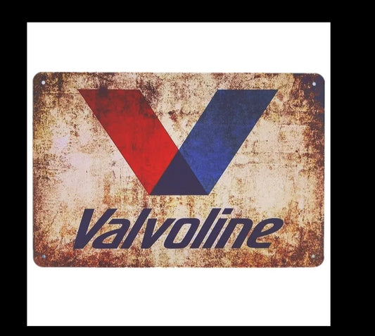 Valvoline Metal Garage Sign