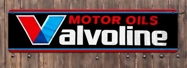 Valvoline Metal Tin Sign