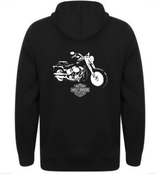 Harley Davidson Style Motorcycle Hoodie