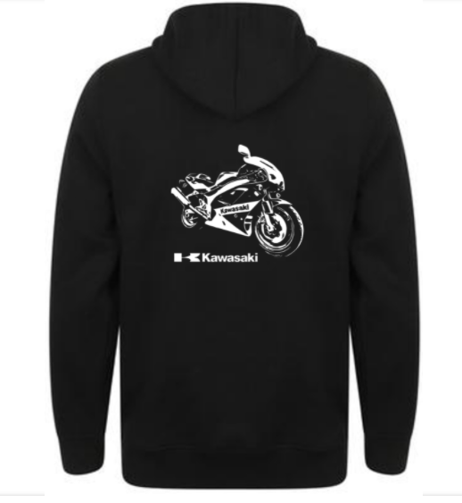 Kawasaki Style Motorbike Hoodie