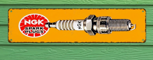 NGK Metal Sign