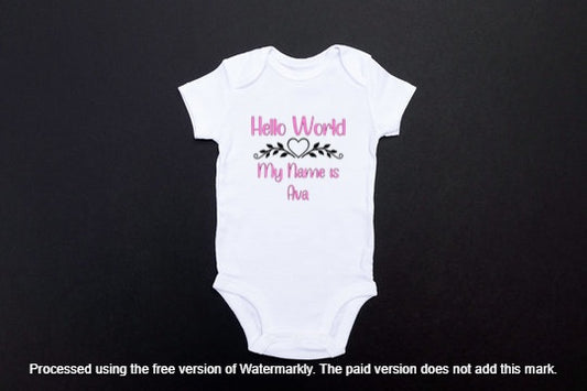 Hello World Babygrow