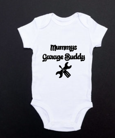 Mummys/Daddys Garage Buddy Babygrow