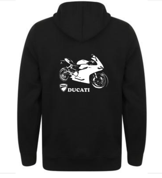 Ducati Style Motorbike Hoodie